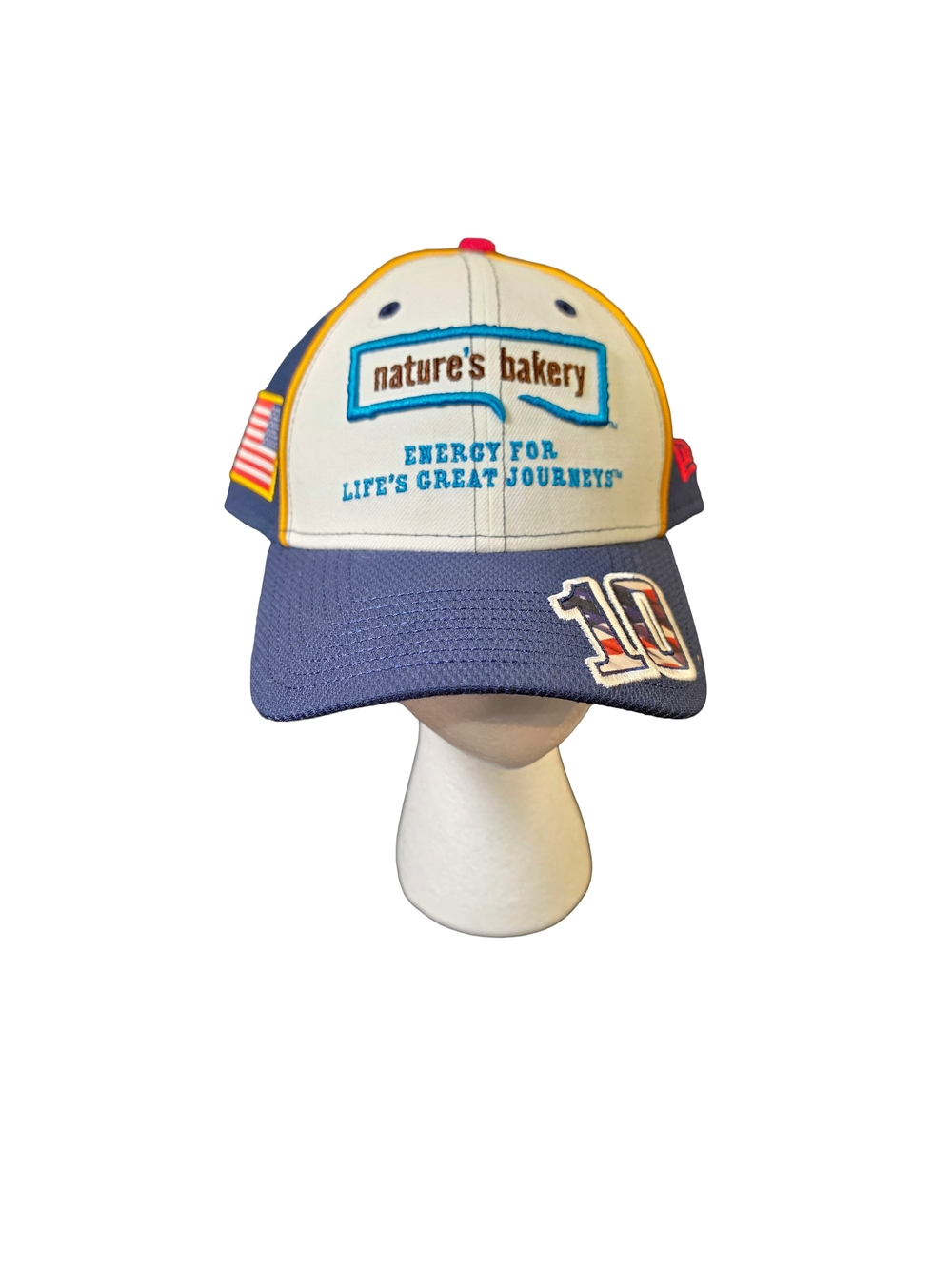 New Era 9FORTY Nature's Bakery NASCAR 10th Anniversary Adjustable Hat Cap USA